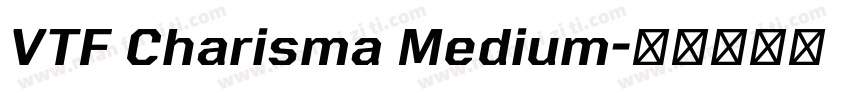 VTF Charisma Medium字体转换